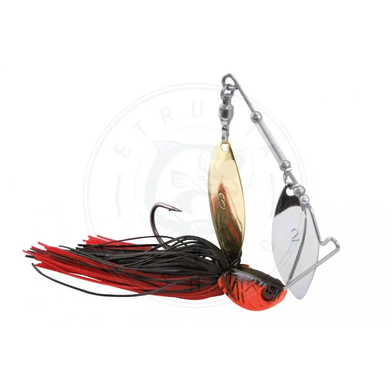 Nomura Double Spinner Bait Black Red