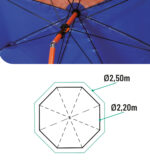 COLMIC UMBRELLA WITH TENT - 2.50mt