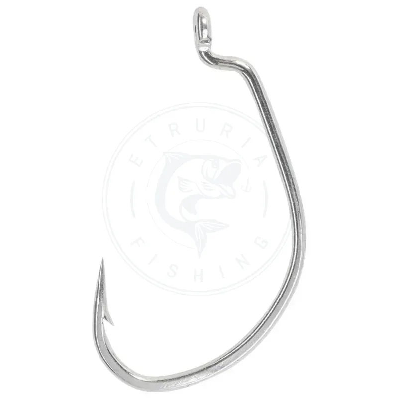 Fiiish Gancio Texas Black Minnow Krog Premium VMC X-Strong 2 unità