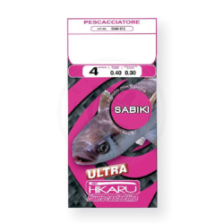 Lineaeffe Pescacciatore a 6 ami con piuma e perlina