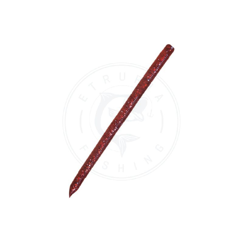 Nomura Earth Worm Solid Red Glitter