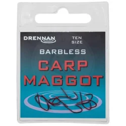 Drennan Carp Maggot Hooks - Barbless