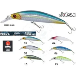 Jatsui Minnow Zerka Super Sinking 27g 90 mm