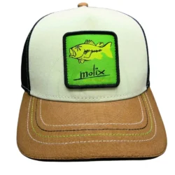 Molix Fishing-Style Trucker Cap BLACK BASS